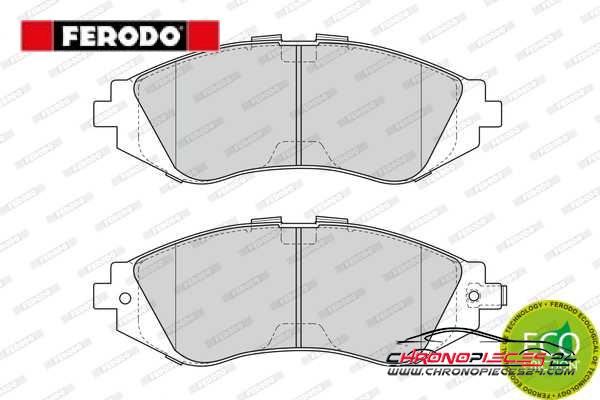 Achat de FERODO FDB1116 Kit de plaquettes de frein, frein à disque pas chères