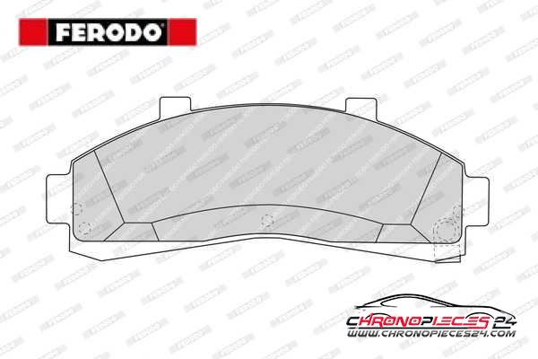 Achat de FERODO FDB1129 Kit de plaquettes de frein, frein à disque pas chères