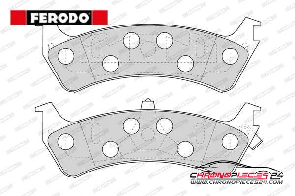 Achat de FERODO FDB1130 Kit de plaquettes de frein, frein à disque pas chères