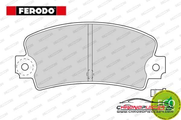 Achat de FERODO FDB114 Kit de plaquettes de frein, frein à disque pas chères