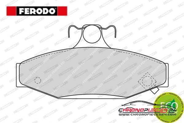 Achat de FERODO FDB1157 Kit de plaquettes de frein, frein à disque pas chères