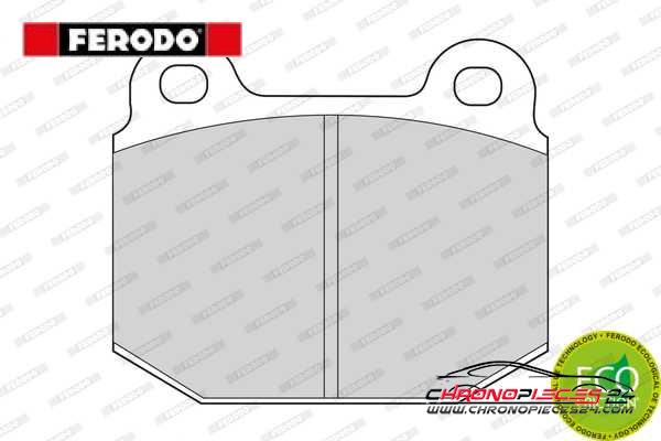 Achat de FERODO FDB116 Kit de plaquettes de frein, frein à disque pas chères