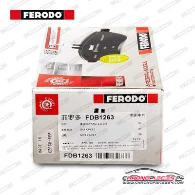 Achat de FERODO FDB1263 Kit de plaquettes de frein, frein à disque pas chères