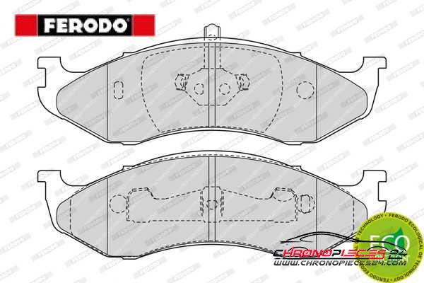 Achat de FERODO FDB1267 Kit de plaquettes de frein, frein à disque pas chères