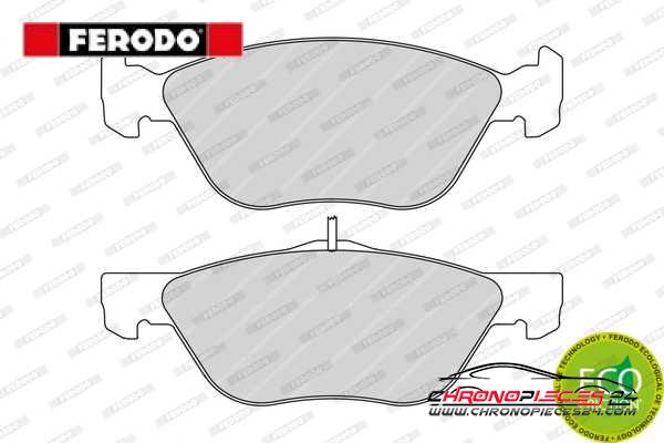 Achat de FERODO FDB1299 Kit de plaquettes de frein, frein à disque pas chères