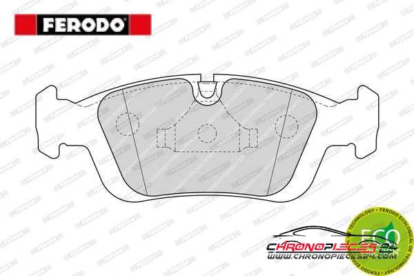 Achat de FERODO FDB1300 Kit de plaquettes de frein, frein à disque pas chères