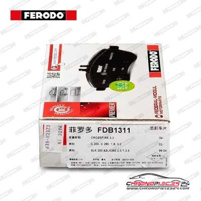 Achat de FERODO FDB1311 Kit de plaquettes de frein, frein à disque pas chères