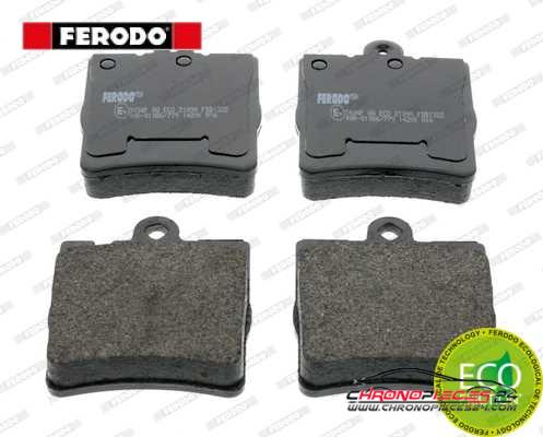 Achat de FERODO FDB1322 Kit de plaquettes de frein, frein à disque pas chères