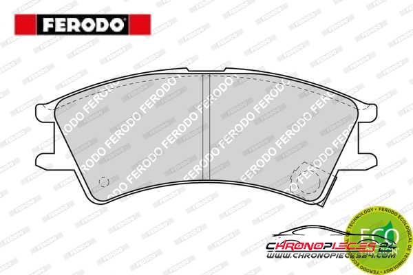 Achat de FERODO FDB1326 Kit de plaquettes de frein, frein à disque pas chères