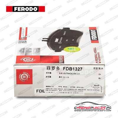 Achat de FERODO FDB1327 Kit de plaquettes de frein, frein à disque pas chères