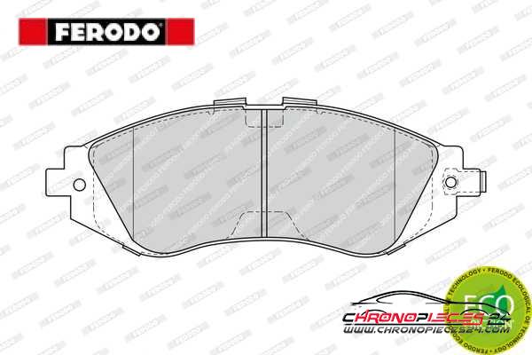 Achat de FERODO FDB1369 Kit de plaquettes de frein, frein à disque pas chères