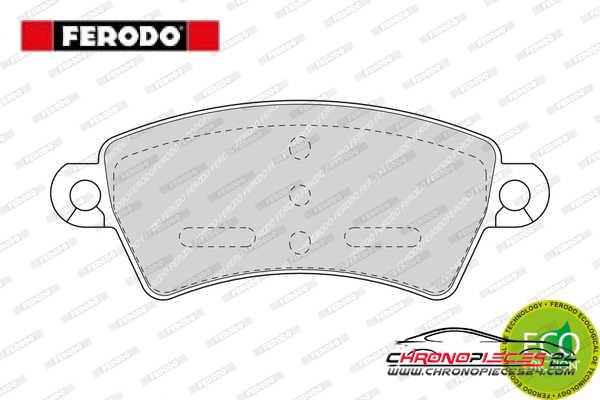 Achat de FERODO FDB1370 Kit de plaquettes de frein, frein à disque pas chères