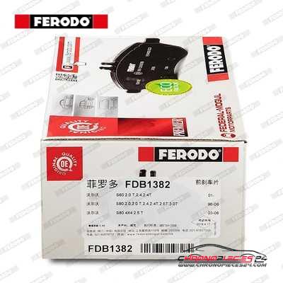 Achat de FERODO FDB1382 Kit de plaquettes de frein, frein à disque pas chères