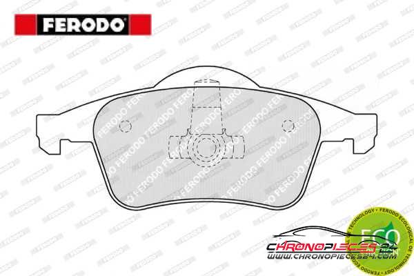 Achat de FERODO FDB1383 Kit de plaquettes de frein, frein à disque pas chères