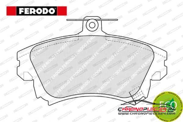 Achat de FERODO FDB1384 Kit de plaquettes de frein, frein à disque pas chères