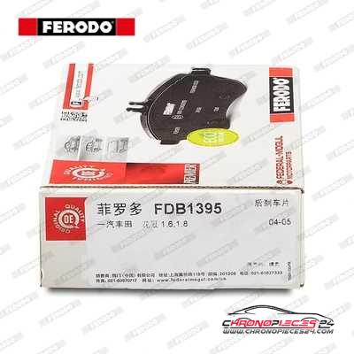 Achat de FERODO FDB1395 Kit de plaquettes de frein, frein à disque pas chères