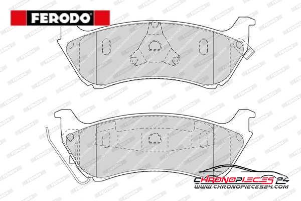 Achat de FERODO FDB1401 Kit de plaquettes de frein, frein à disque pas chères