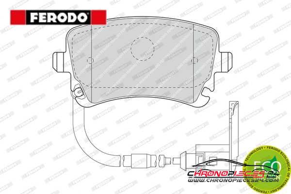 Achat de FERODO FDB1408 Kit de plaquettes de frein, frein à disque pas chères