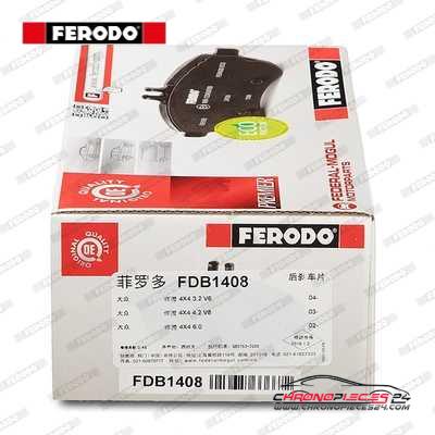 Achat de FERODO FDB1408 Kit de plaquettes de frein, frein à disque pas chères