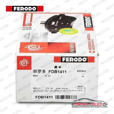 Achat de FERODO FDB1411 Kit de plaquettes de frein, frein à disque pas chères