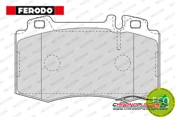 Achat de FERODO FDB1426 Kit de plaquettes de frein, frein à disque pas chères