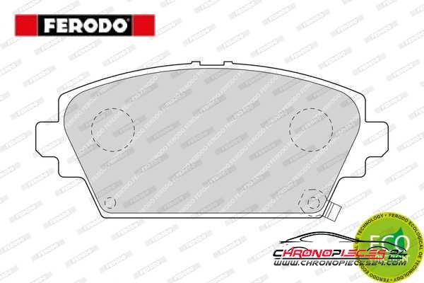 Achat de FERODO FDB1439 Kit de plaquettes de frein, frein à disque pas chères