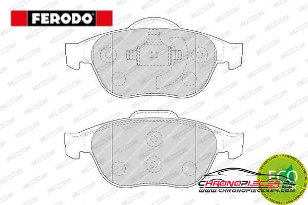 Achat de FERODO FDB1441 Kit de plaquettes de frein, frein à disque pas chères