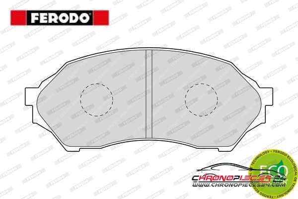 Achat de FERODO FDB1455 Kit de plaquettes de frein, frein à disque pas chères