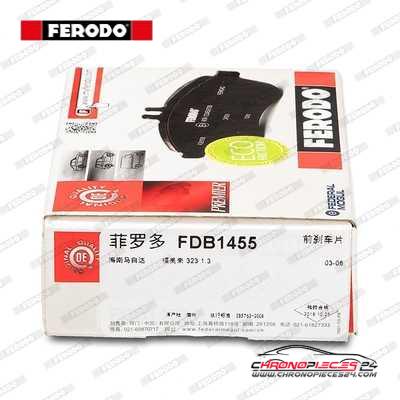 Achat de FERODO FDB1455 Kit de plaquettes de frein, frein à disque pas chères