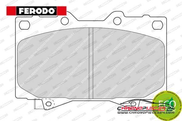 Achat de FERODO FDB1456 Kit de plaquettes de frein, frein à disque pas chères