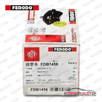 Achat de FERODO FDB1456 Kit de plaquettes de frein, frein à disque pas chères