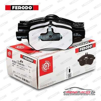 Achat de FERODO FDB1474 Kit de plaquettes de frein, frein à disque pas chères