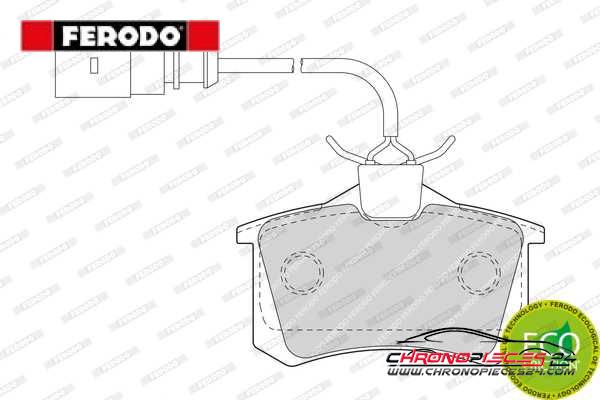 Achat de FERODO FDB1481 Kit de plaquettes de frein, frein à disque pas chères