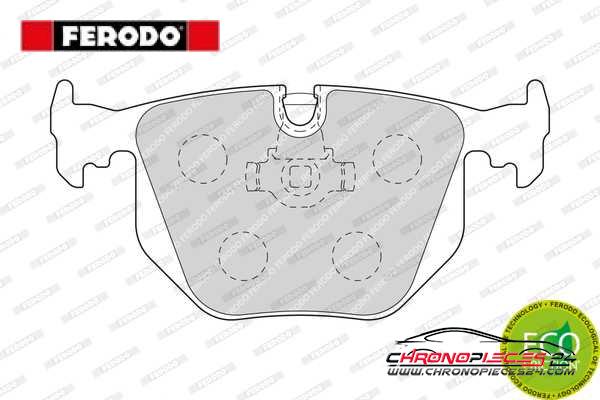 Achat de FERODO FDB1483 Kit de plaquettes de frein, frein à disque pas chères