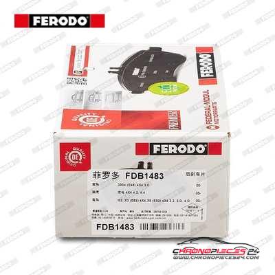 Achat de FERODO FDB1483 Kit de plaquettes de frein, frein à disque pas chères