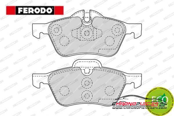 Achat de FERODO FDB1499 Kit de plaquettes de frein, frein à disque pas chères