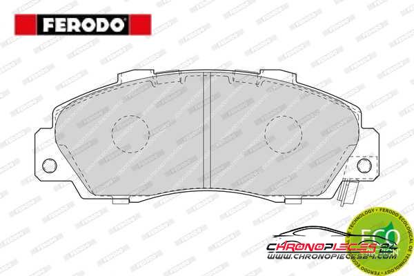 Achat de FERODO FDB1505 Kit de plaquettes de frein, frein à disque pas chères