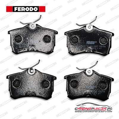 Achat de FERODO FDB1506 Kit de plaquettes de frein, frein à disque pas chères