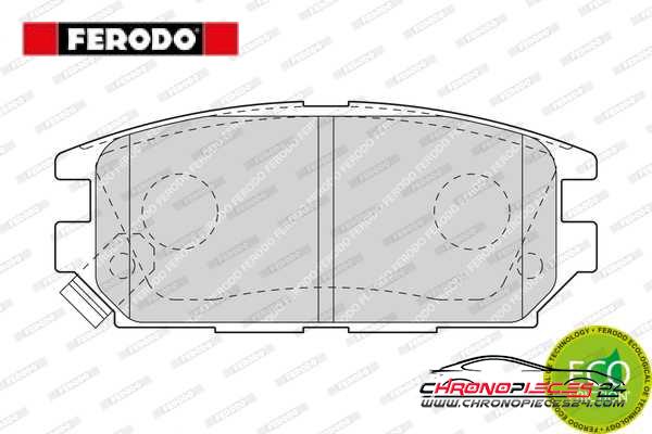 Achat de FERODO FDB1507 Kit de plaquettes de frein, frein à disque pas chères