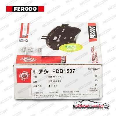 Achat de FERODO FDB1507 Kit de plaquettes de frein, frein à disque pas chères