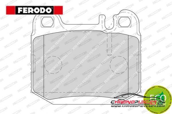 Achat de FERODO FDB1512 Kit de plaquettes de frein, frein à disque pas chères