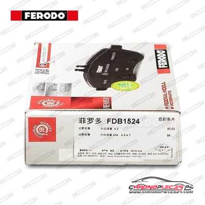 Achat de FERODO FDB1524 Kit de plaquettes de frein, frein à disque pas chères