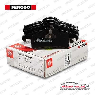 Achat de FERODO FDB1524 Kit de plaquettes de frein, frein à disque pas chères