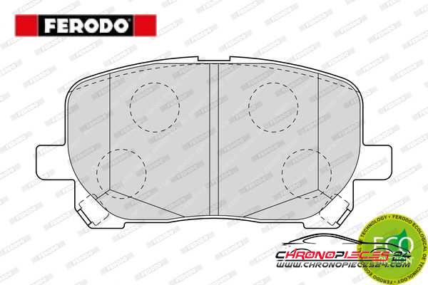 Achat de FERODO FDB1529 Kit de plaquettes de frein, frein à disque pas chères