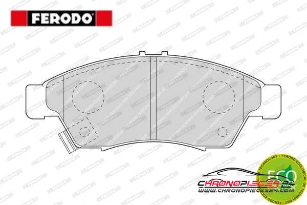 Achat de FERODO FDB1533 Kit de plaquettes de frein, frein à disque pas chères