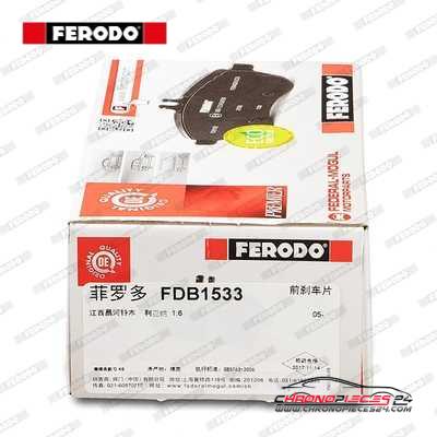 Achat de FERODO FDB1533 Kit de plaquettes de frein, frein à disque pas chères