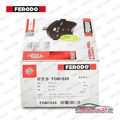 Achat de FERODO FDB1535 Kit de plaquettes de frein, frein à disque pas chères