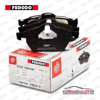 Achat de FERODO FDB1535 Kit de plaquettes de frein, frein à disque pas chères