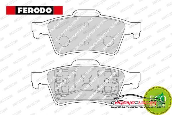 Achat de FERODO FDB1540 Kit de plaquettes de frein, frein à disque pas chères