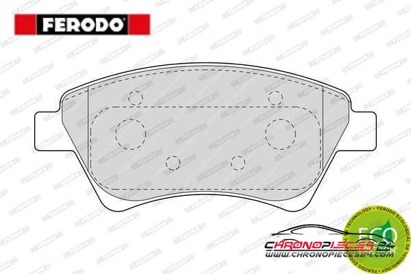 Achat de FERODO FDB1544 Kit de plaquettes de frein, frein à disque pas chères